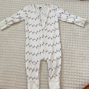 Monica and Andy Christmas onesie